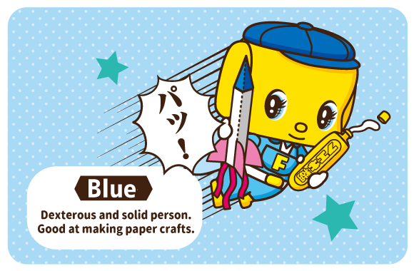 blue